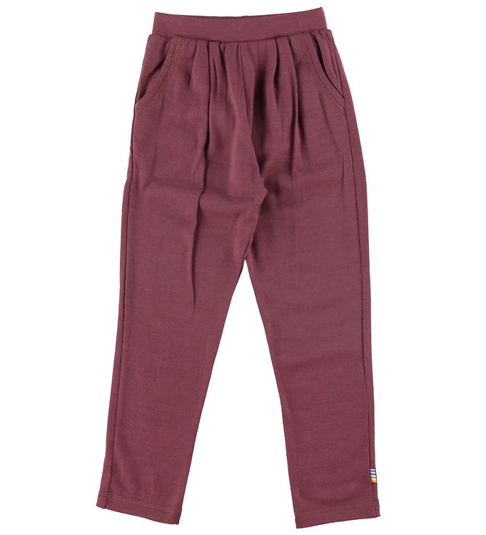 Joha Leggings - Uld - Bordeaux Joha Leggings - Uld - Bordeaux