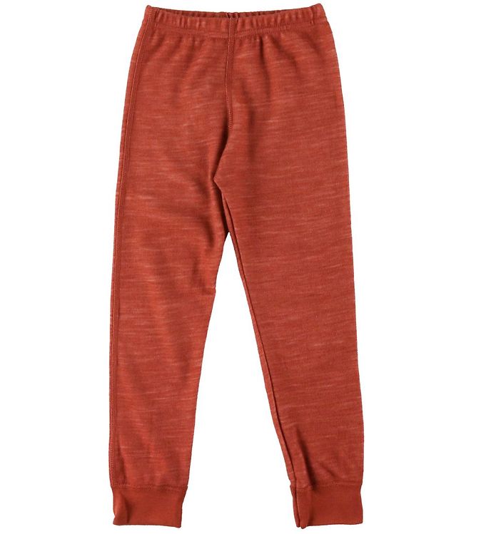 Joha Leggings - Uld/Bambus - Rød Joha Leggings - Uld/Bambus - Rød