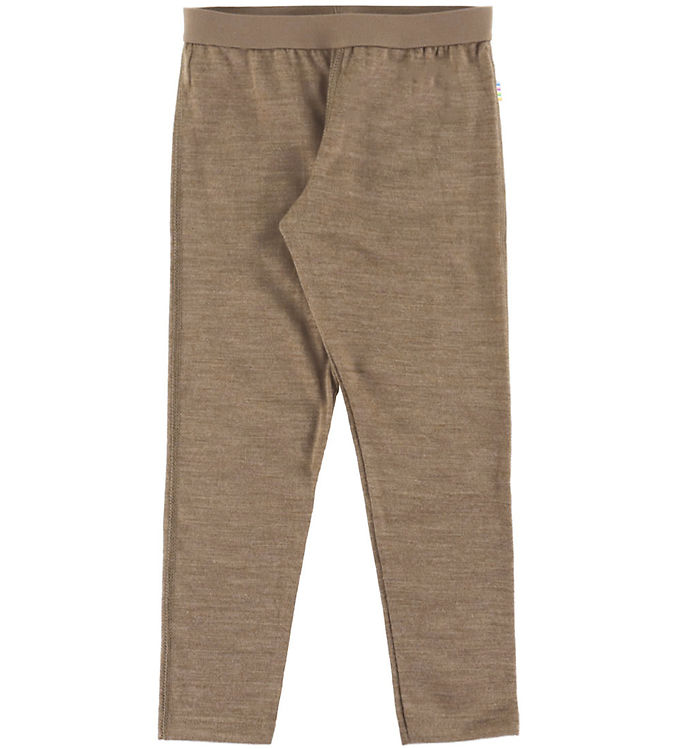Joha Leggings - Uld/Silke - Beige Melange Joha Leggings - Uld/Silke - Beige Melange