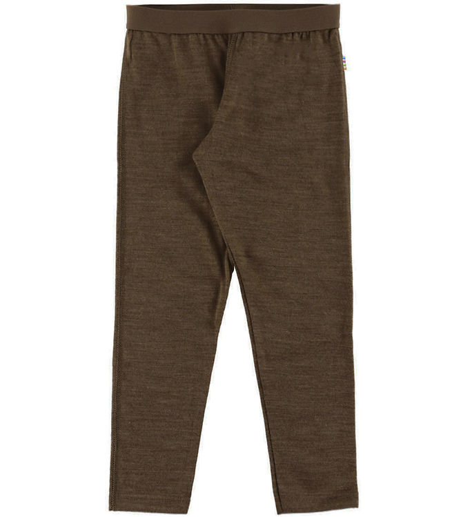 Joha Leggings - Uld/Silke - Mørkebrun Joha Leggings - Uld/Silke - Mørkebrun