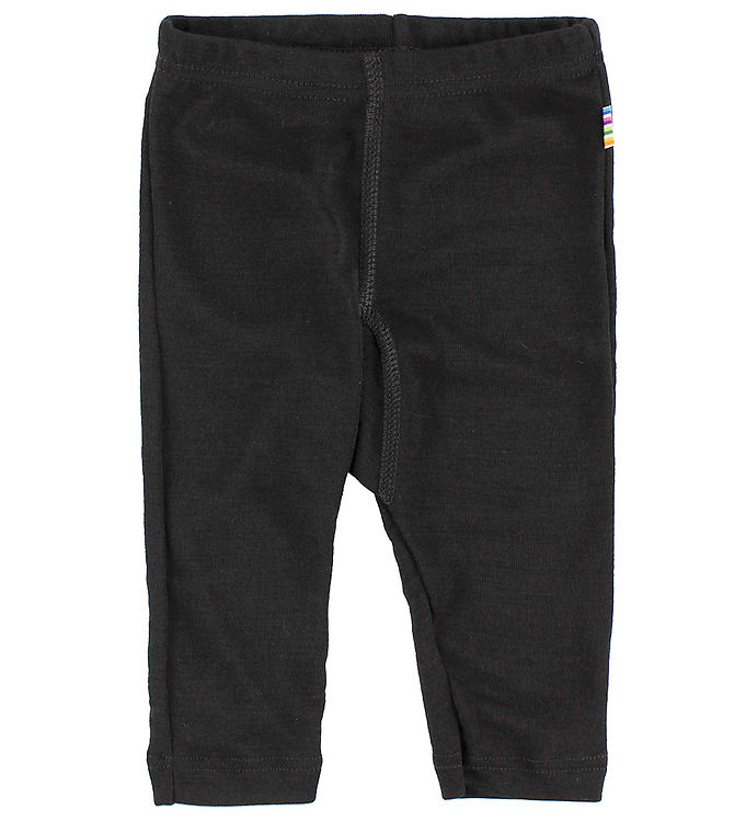 Joha Leggings - Uld/Silke - Sort Joha Leggings - Uld/Silke - Sort