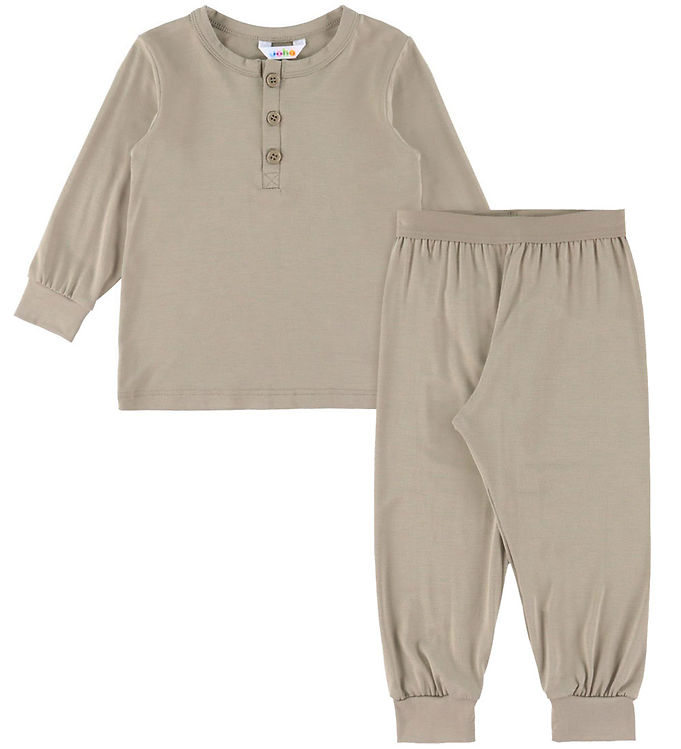 Joha Nattøj - 2-Delt - Bambus - Beige Joha Nattøj - 2-Delt - Bambus - Beige