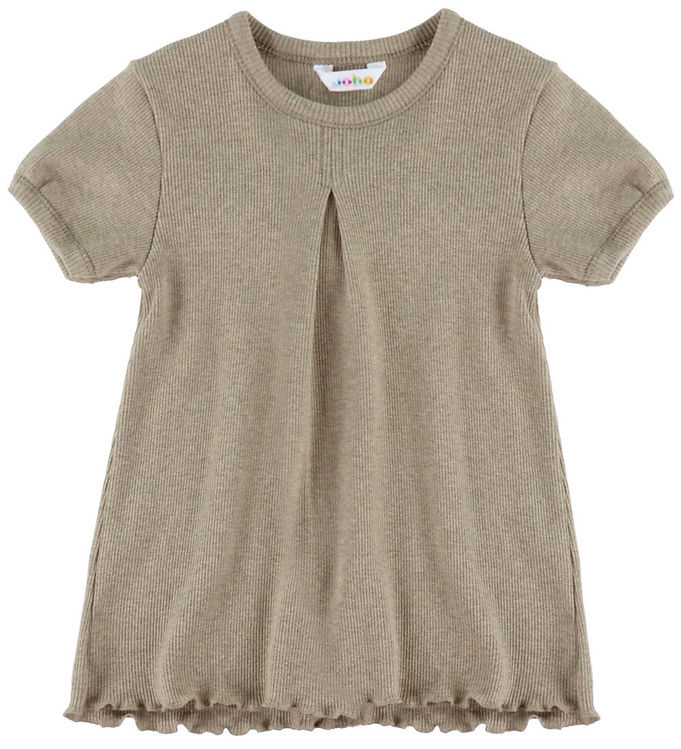Joha T-shirt - Rib - A-Shape - Mørk Beige