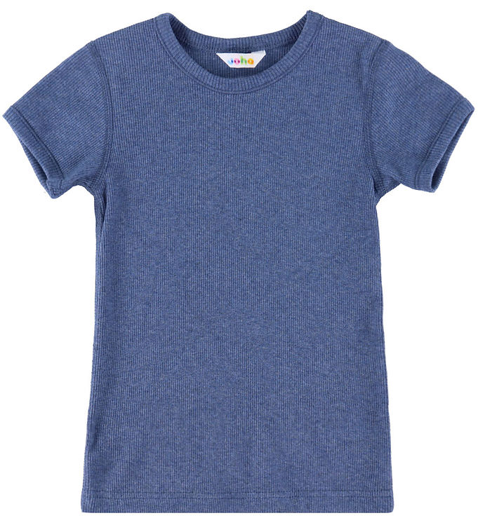Joha T-shirt - Rib - Mørkeblå