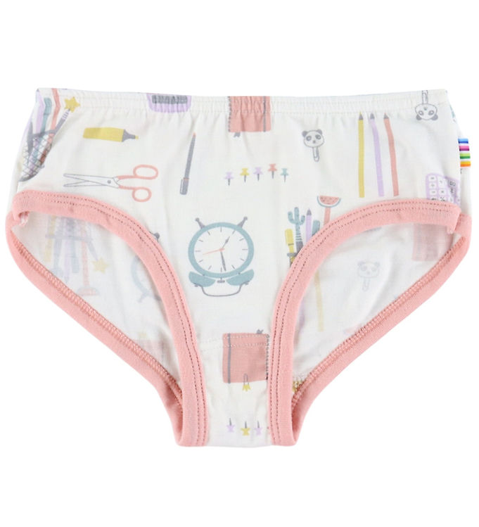 Joha Trusser - Viskose/Bambus - Off White m. Print