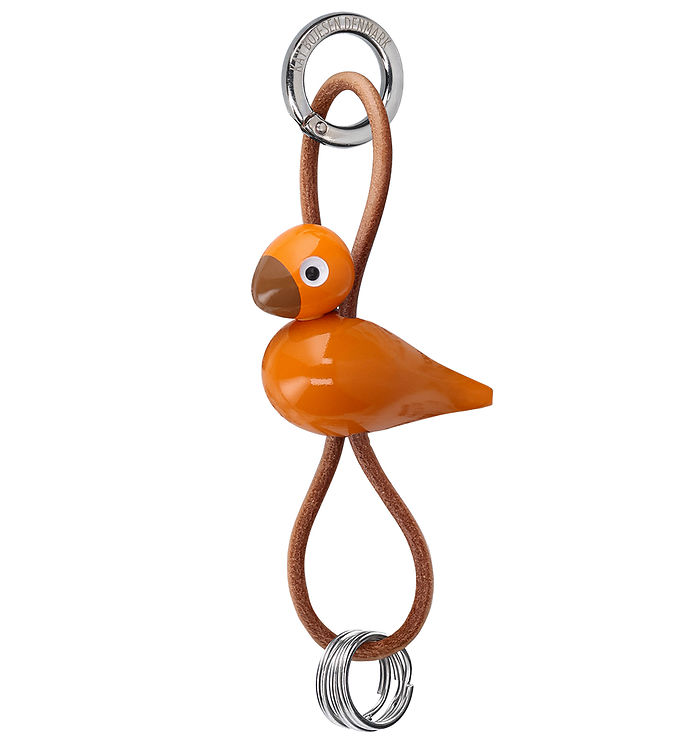 Kay Bojesen Nøglering - Fugl - Orange