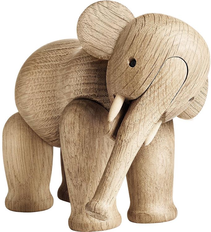 Kay Bojesen Træfigur - Elefant - 12 cm - Lille - Eg