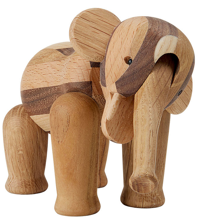 Kay Bojesen Træfigur - Elefant - 9,5 cm - Mini - Reworked Jubilæ