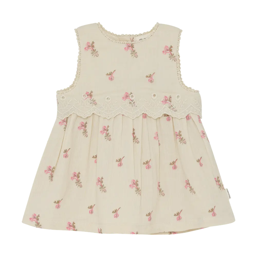 Kjole m. Print - White Swan - 74 Kjole m. Print - White Swan - 74