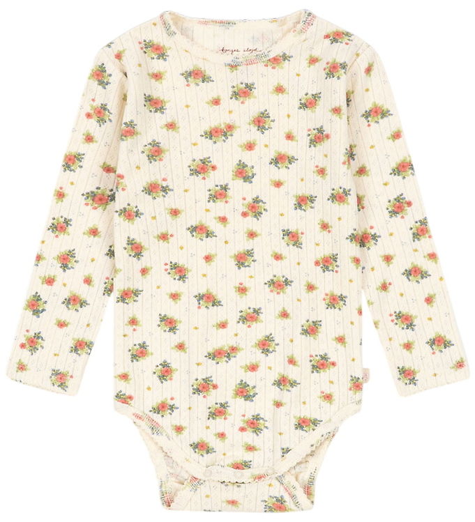 Konges Sløjd Body l/æ - Hulmønster/Blonder - Minnie - Rosetto