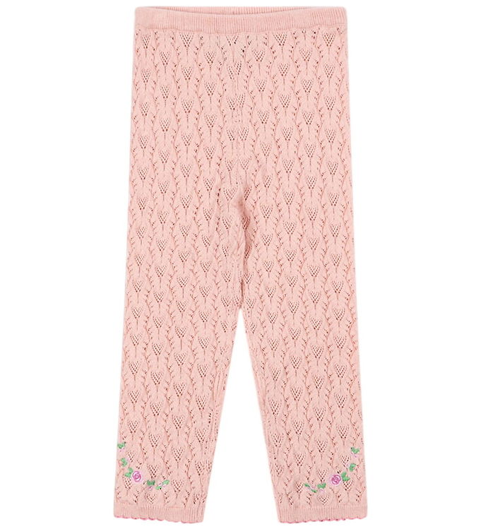 Konges Sløjd Bukser - Strik - Hulmønster - Rosier - Chintz Rose