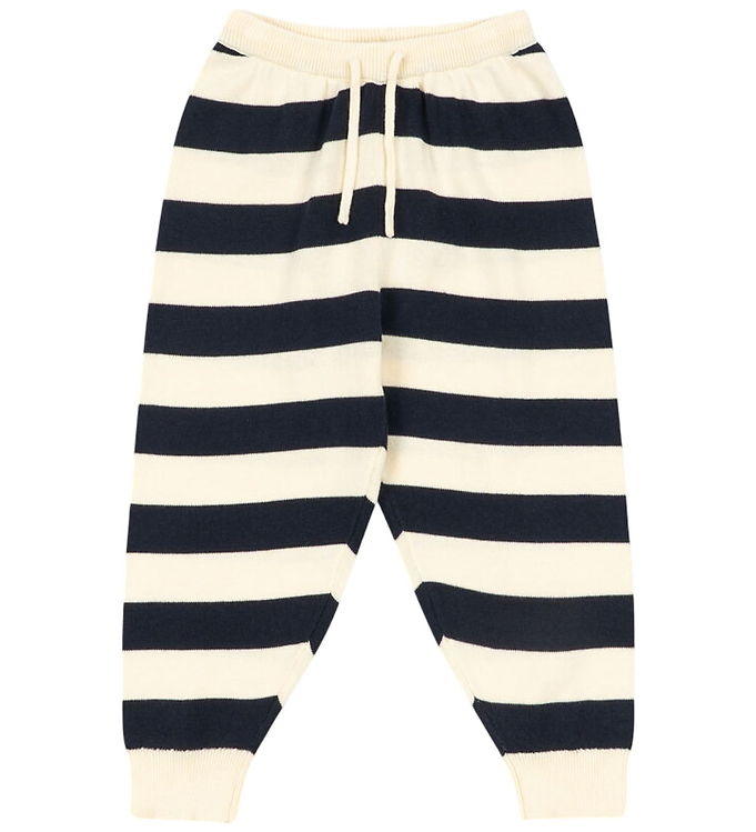 Konges Sløjd Bukser - Strik - Manis - Navy Stripe