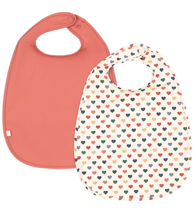 Konges Sløjd Hagesmække - PU - 2-pak - Coeur Colore/Faded Rose
