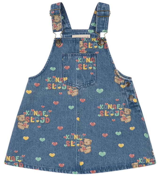 Konges Sløjd Kjole - Denim - Magot - Teddy Coeur Konges Sløjd Kjole - Denim - Magot - Teddy Coeur