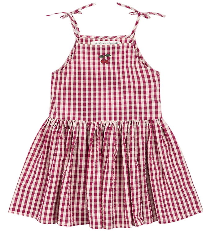 Konges Sløjd Kjole - Isotta - Raspberry Check