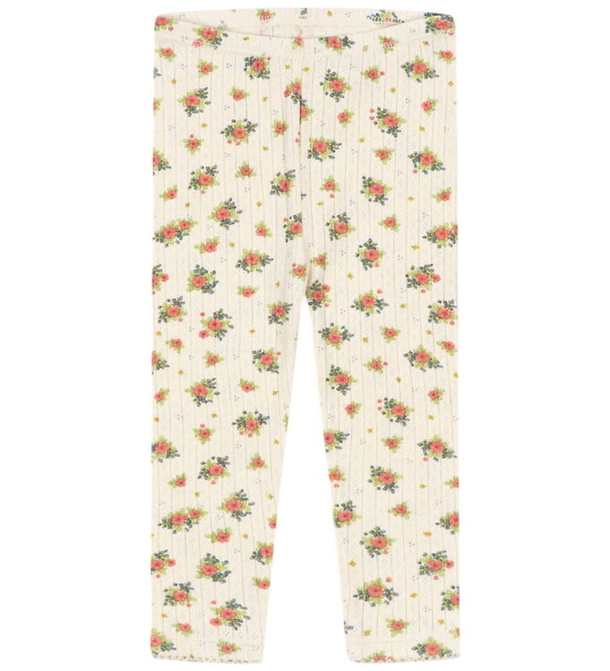 Konges Sløjd Leggings - Hulmønster/Blonder - Minnie - Rosetto