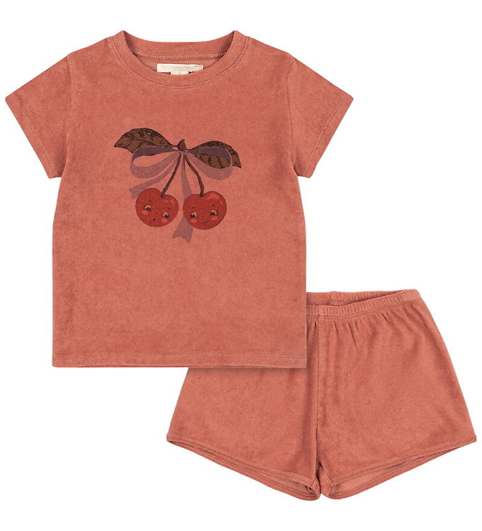 Konges Sløjd Shortssæt - Frotté - Itty - Canyon Rose Konges Sløjd Shortssæt - Frotté - Itty - Canyon Rose