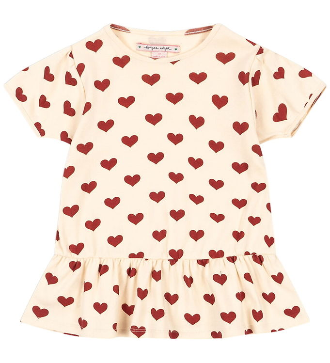 Konges Sløjd T-shirt - Basic Frill - Amour Rouge
