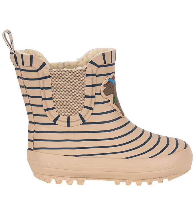 Konges Sløjd Termostøvler - Roi - Kort - Stripe La Mer