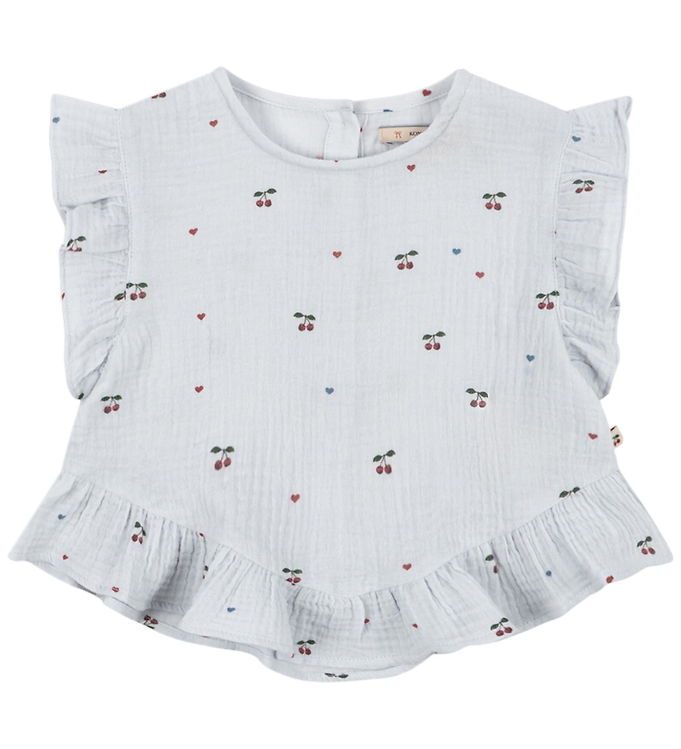 Konges Sløjd Top - Coco - Cherry Blue Coeur