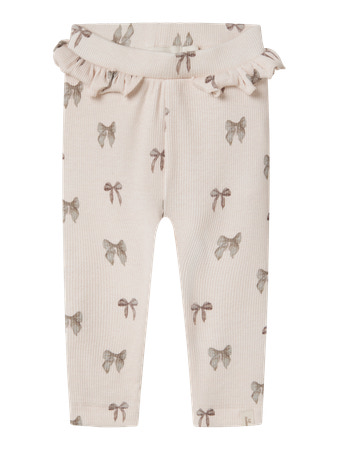 LIL ATELIER Leggings Gavo Efi Silver Peony Bow
