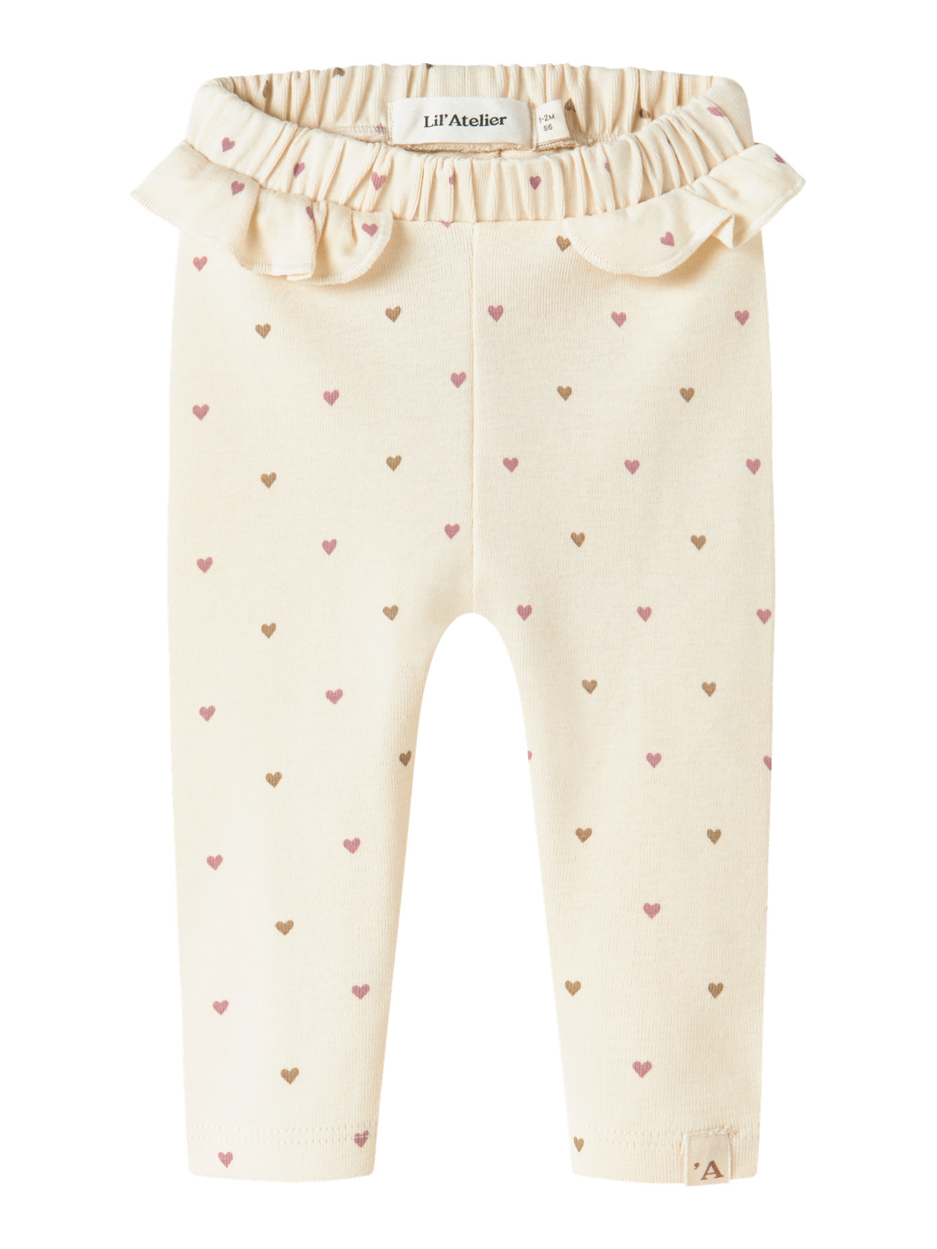 LIL ATELIER Leggings Lalo Turtledove Heart LIL ATELIER Leggings Lalo Turtledove Heart
