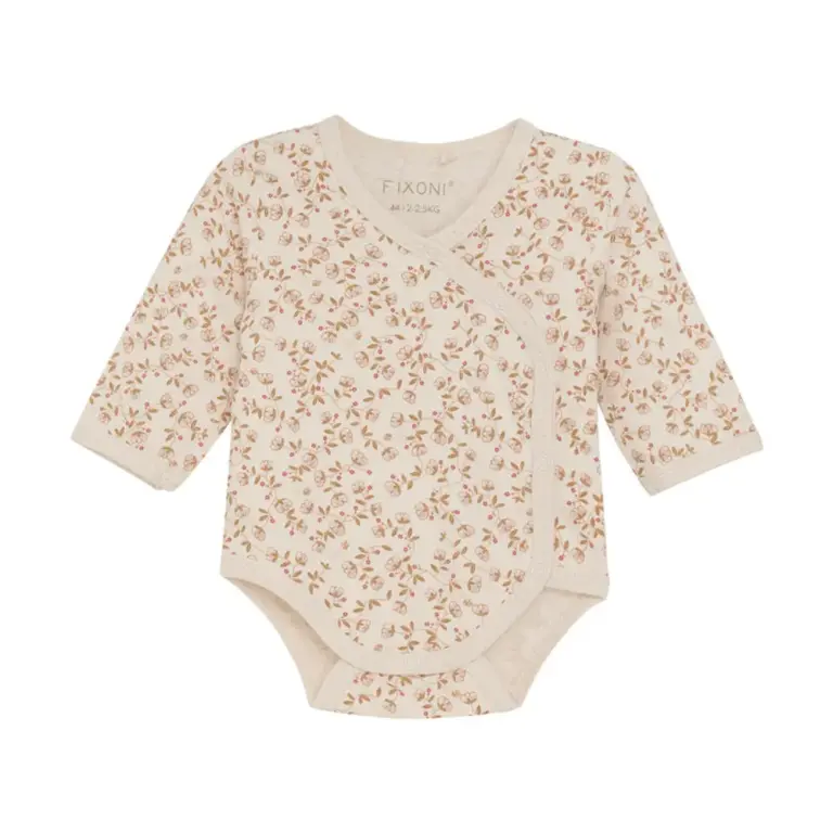 Langærmet Warp Body m. Print - Pale Mauve - 44