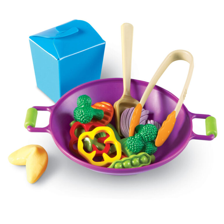 Learning Resources | Legemad - Woksæt, 17 dele
