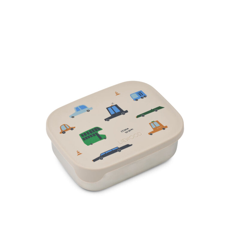 Liewood Arthur - Printed Lunchbox - Cars/Sandy