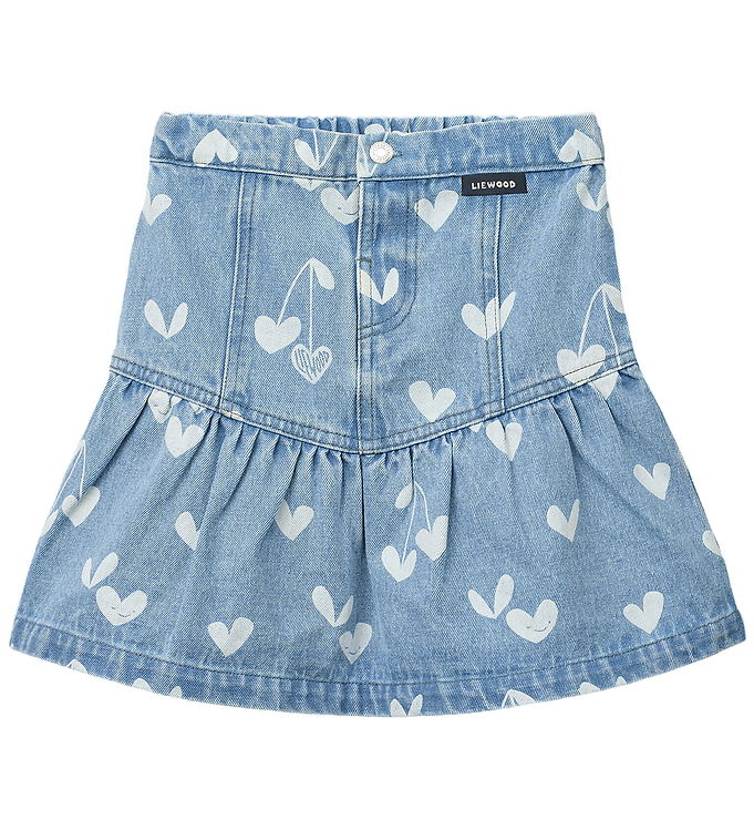 Liewood Nederdel - Denim - Dayla - Sweathearts/Light Blue Denim