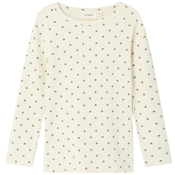 Lil Atelier Bluse - Mariehøne - Lago Kim Turtledove