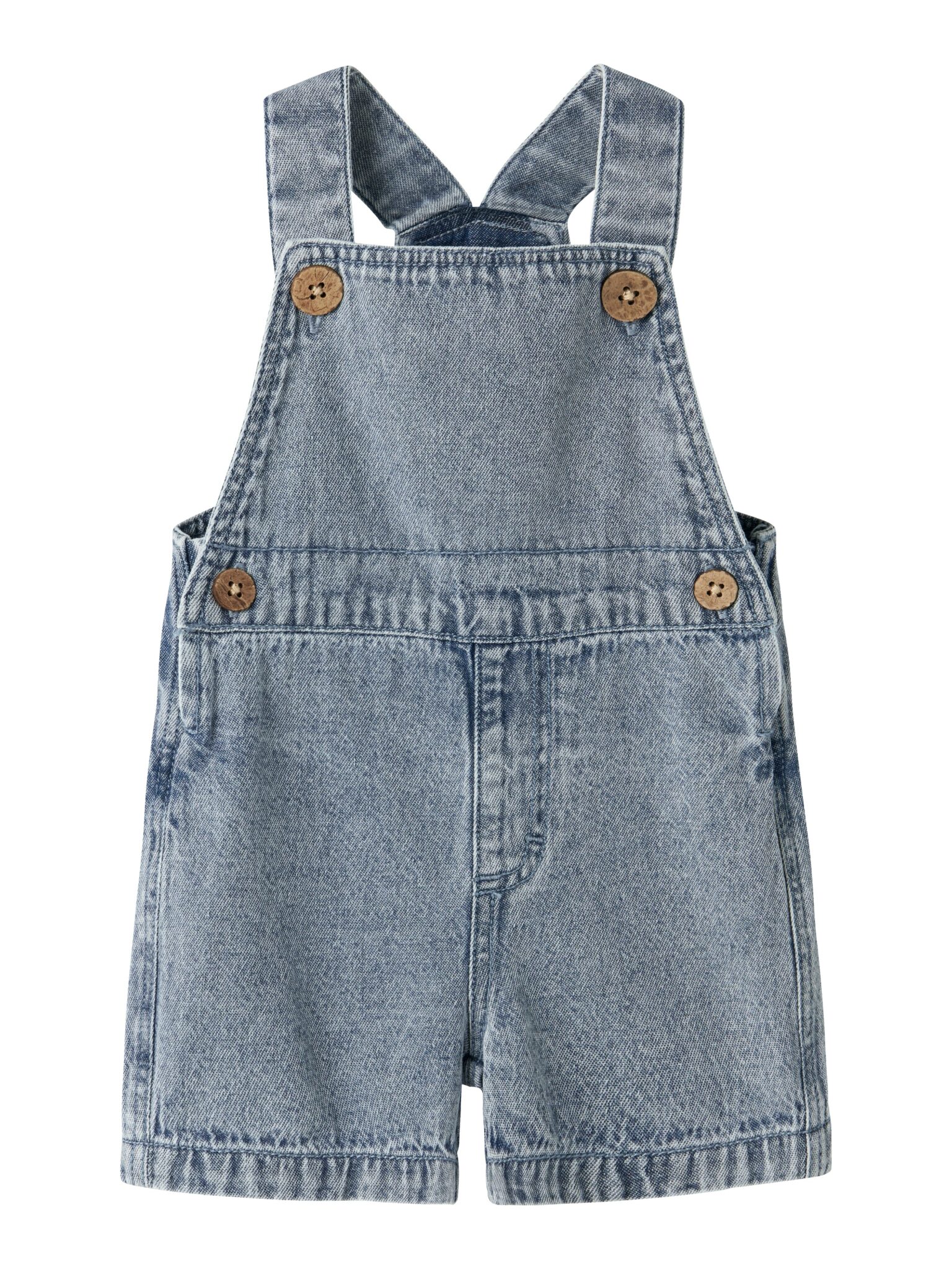 Lil Atelier Funda - Loose Shortall - Medium Blue Denim - 56 cm