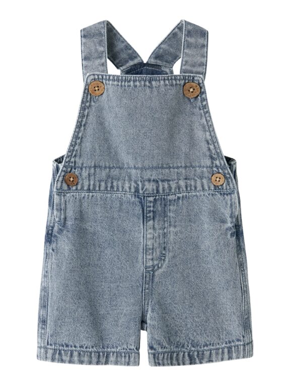 Lil Atelier Funda - Loose Shortall - Medium Blue Denim - 56 cm