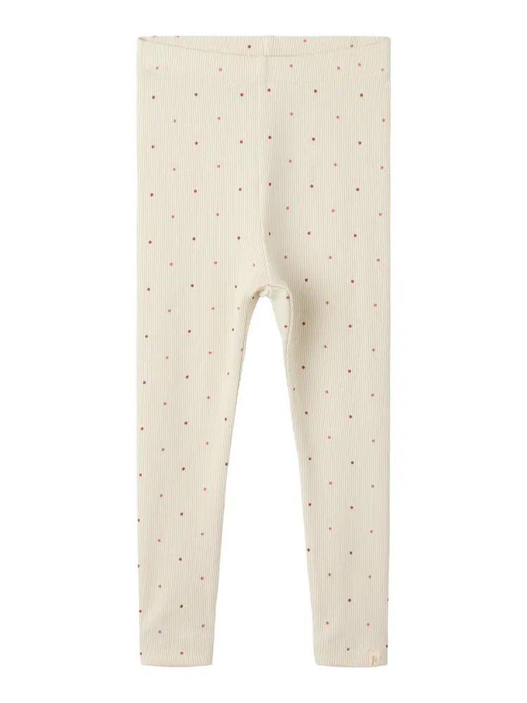Lil' Atelier Gago Kye Slim Leggings - Turtledove - 92