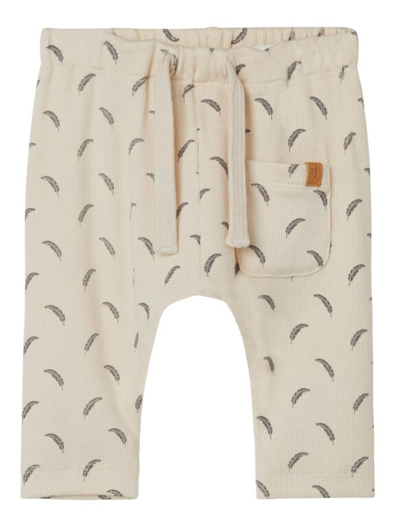 Lil Atelier Gago Loose Pants - Whitecap Gray Quiet Shade - 56 cm