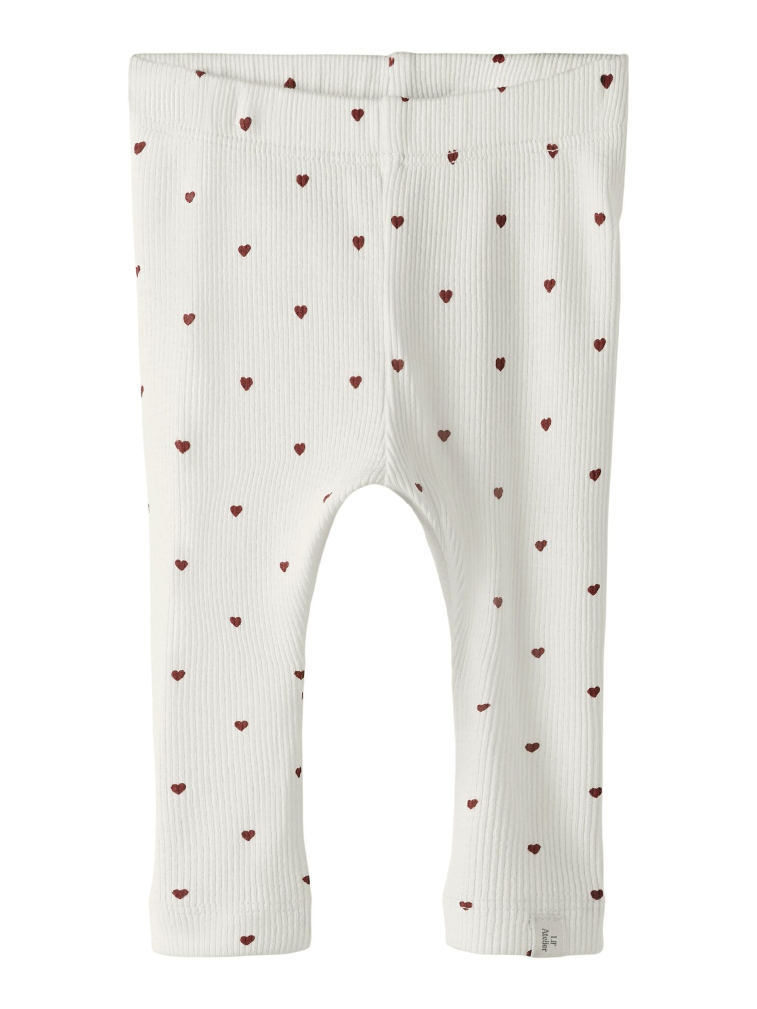 Lil Atelier Gago - Slim Leggings NOOS - Coconut Milk Heart - 56 cm