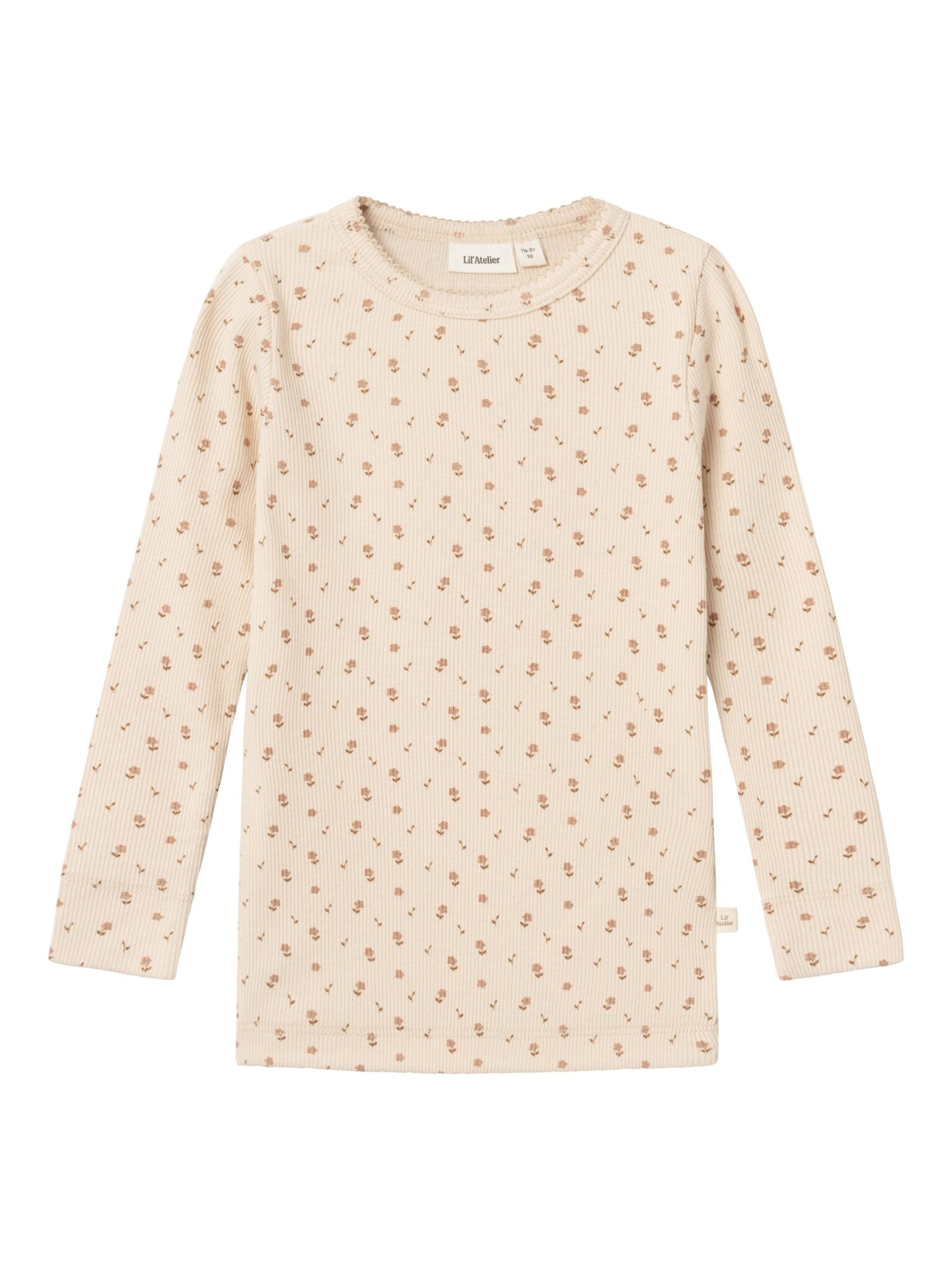 Lil Atelier Gago Slim Shirt - Fog - 92 cm