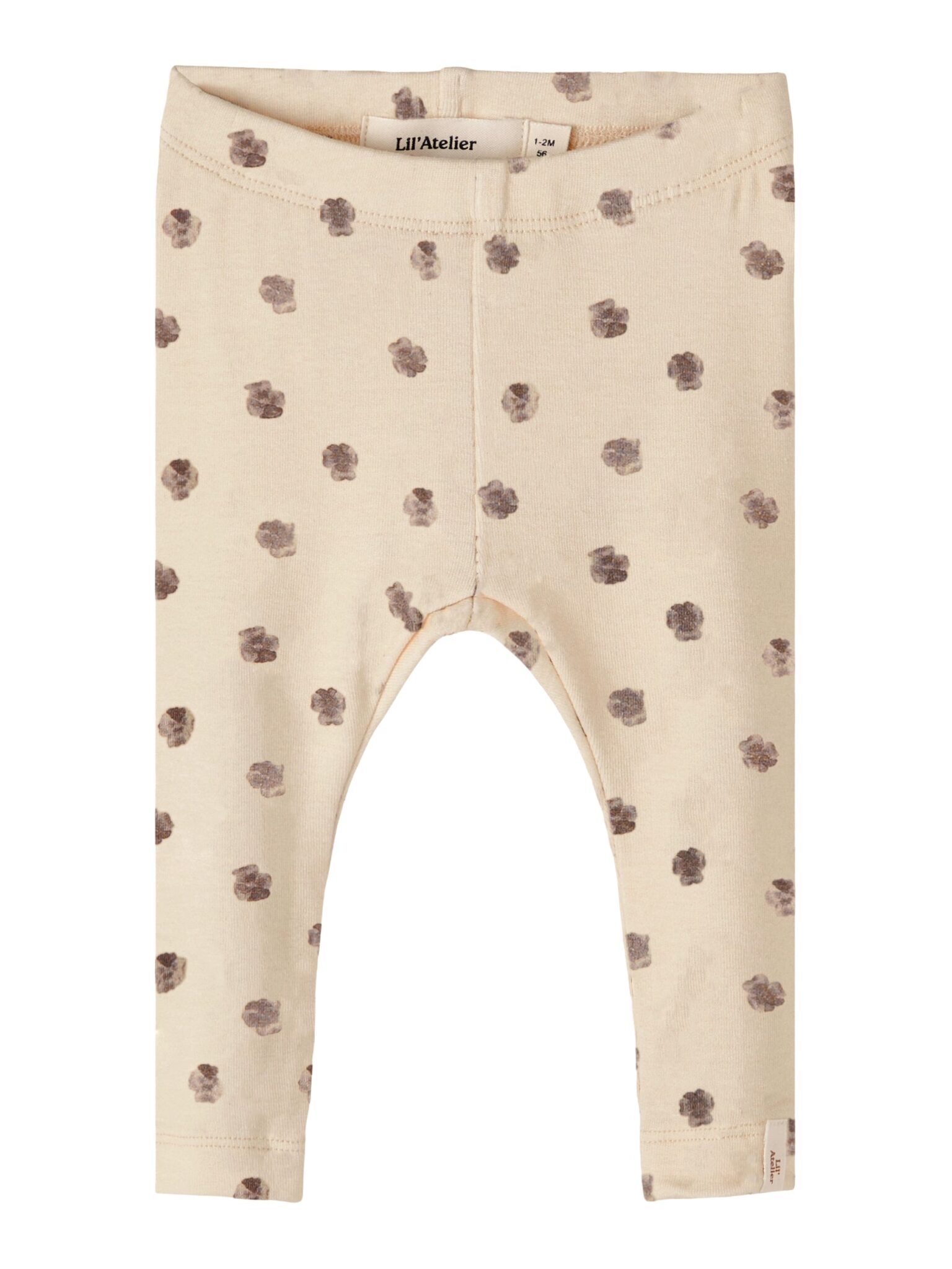 Lil Atelier Gaya Slim Leggings - Fog - 56 cm