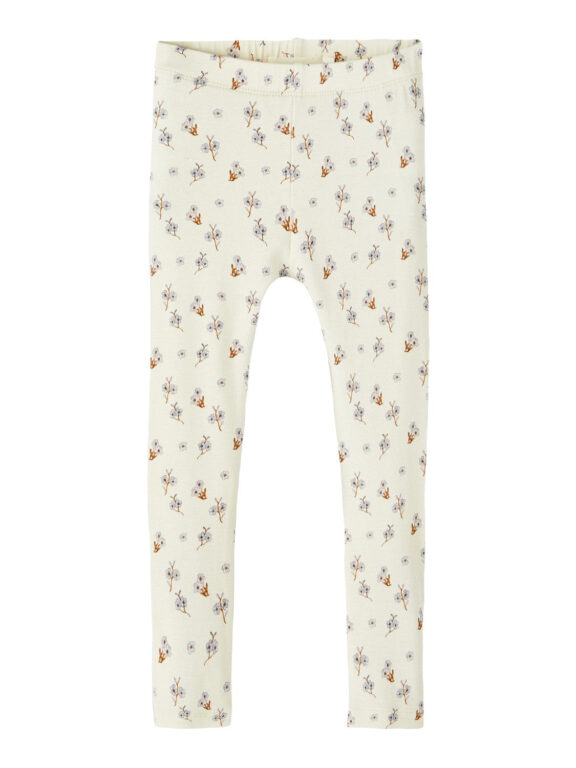 Lil Atelier Gaya Slim Leggings - Turtledove - 92 cm