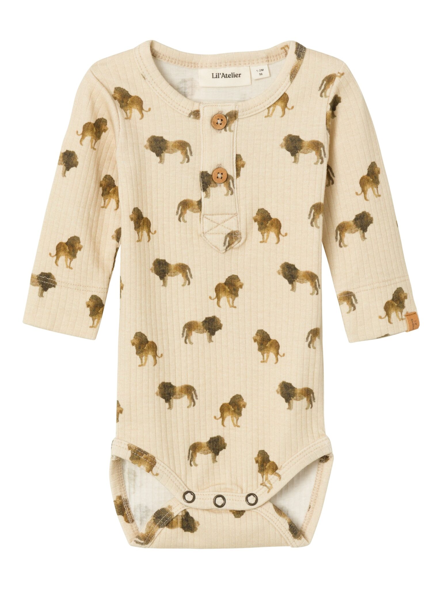 Lil Atelier Geo Slim Body - Fog Leon - 56cm