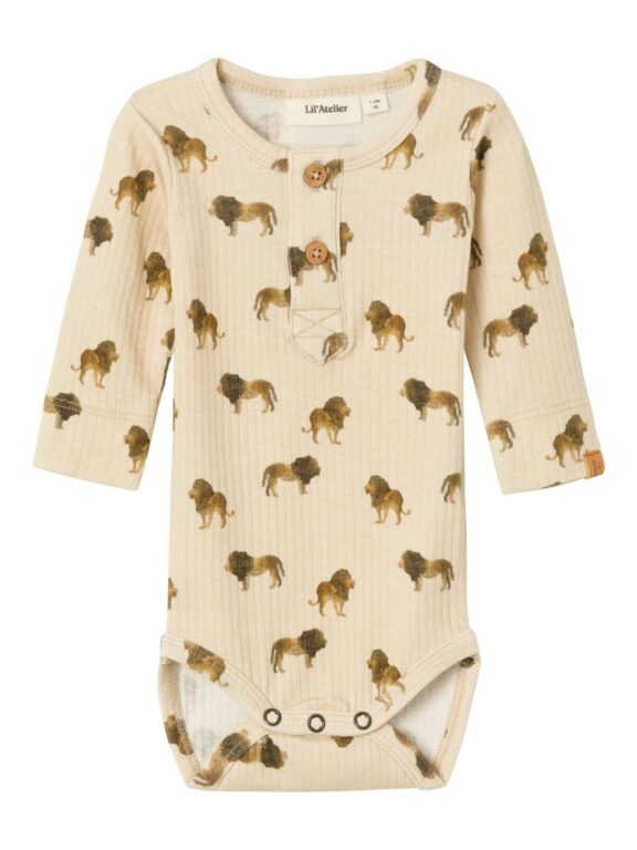Lil Atelier Geo Slim Body - Fog Leon - 56cm