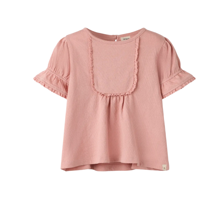 Lil Atelier Halina SS Top - Rose Tan - 92 cm