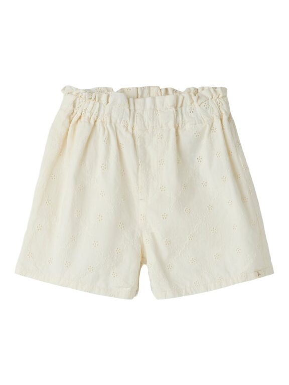 Lil Atelier Hosa - Loose Shorts - Coconut Milk - 92 cm