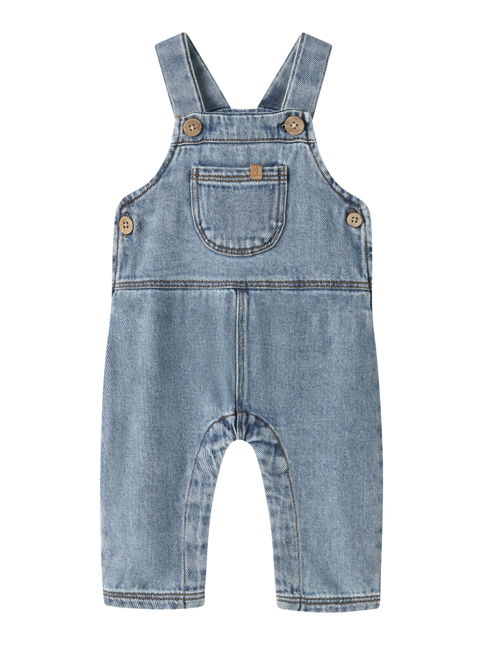 Lil Atelier Karole - Loose Denim Overall - Medium Blue Denim - 56 cm
