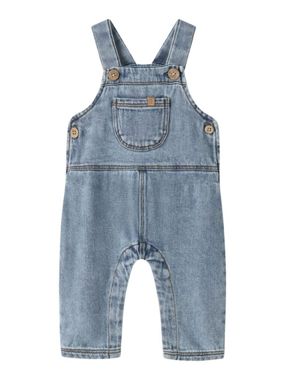 Lil Atelier Karole - Loose Denim Overall - Medium Blue Denim - 56 cm