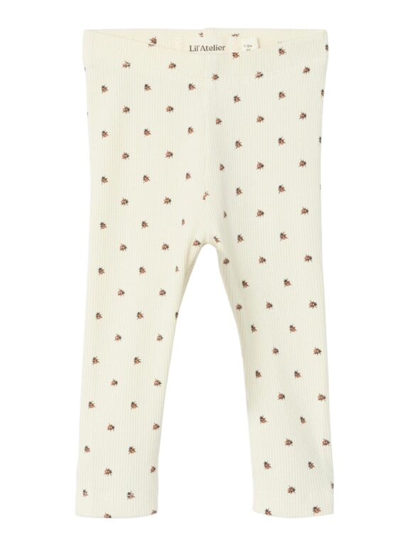 Lil Atelier Lago Kye Slim Leggings NOOS - Turtledove - 56 cm