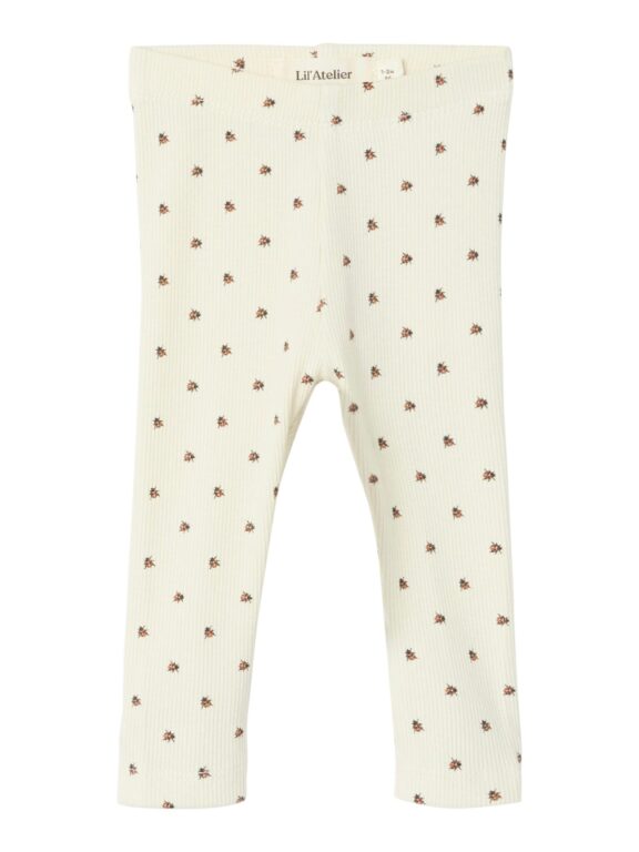 Lil Atelier Lago Kye Slim Leggings NOOS - Turtledove - 56 cm