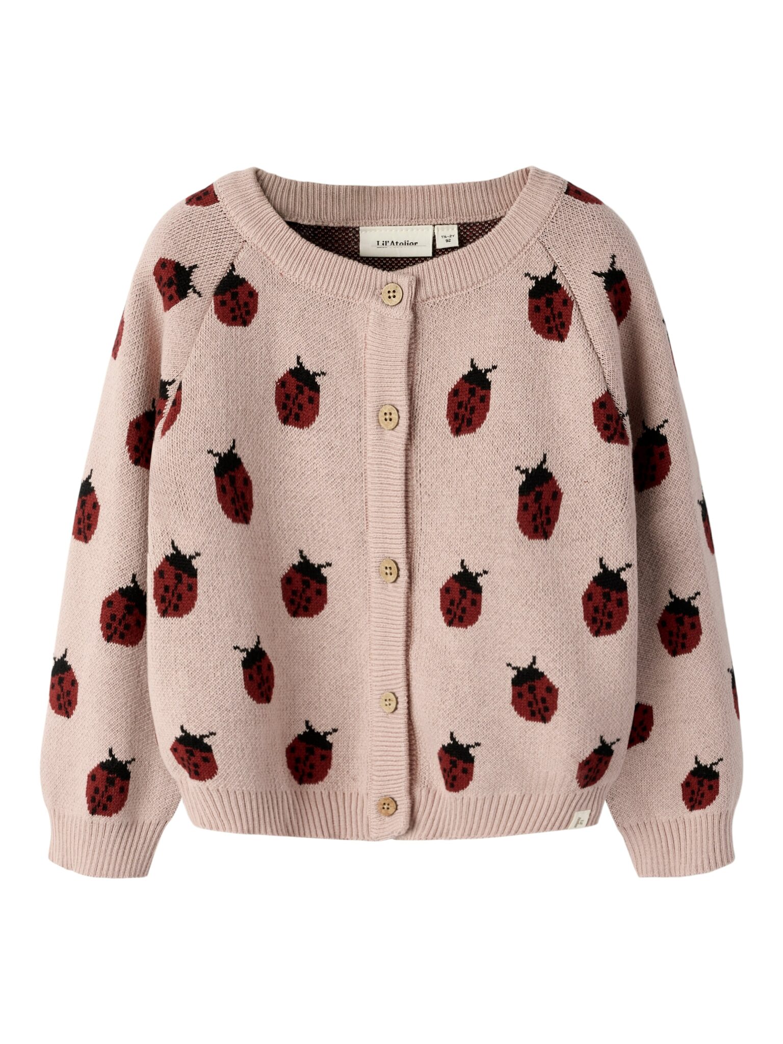 Lil Atelier Lulio - Knit Cardigan NOOS - Misty Rose - 92 cm