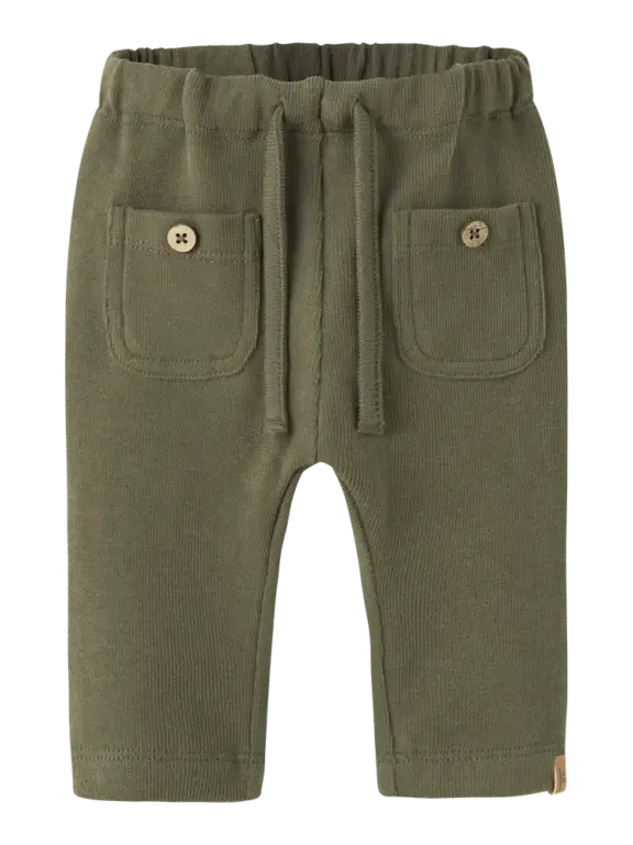 Lil' Atelier Luno Bukser - Winter Moss - 56
