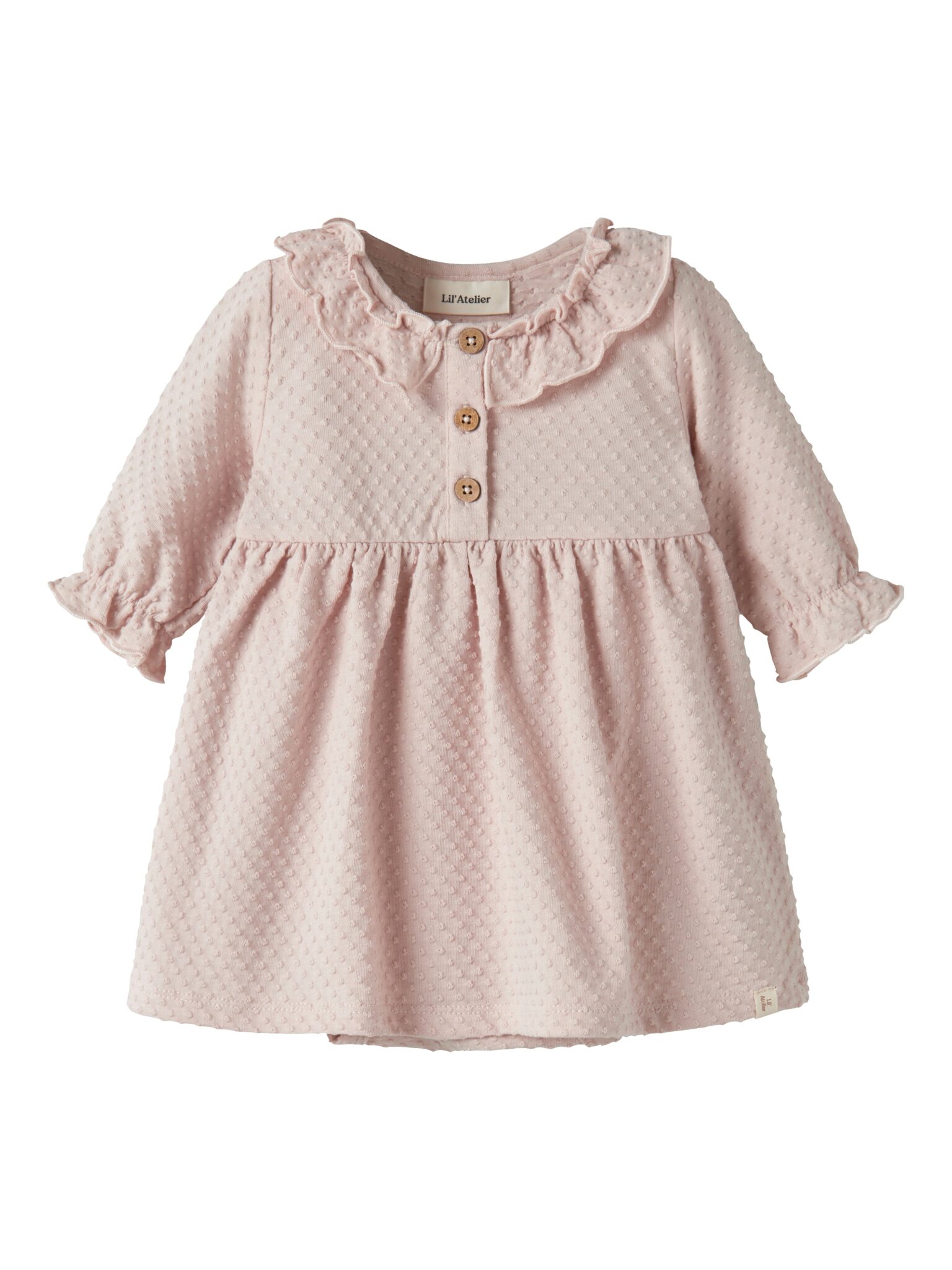 Lil Atelier - Noel LS Body Dress - Hushed Violet - 56 cm